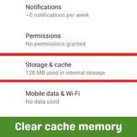 clear cache memory